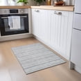 thumbnail image 1 of Addison Rugs Chantille Indoor/Outdoor Transitional Stripes Silver Washable Rectangle Rug, 1'8" x 2'6", 1 of 6