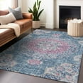 thumbnail image 1 of Addison Rugs Chantille Indoor/Outdoor Transitional Geometric, Abstract Blue Washable Rectangle Rug, 5' x 7'6", 1 of 6