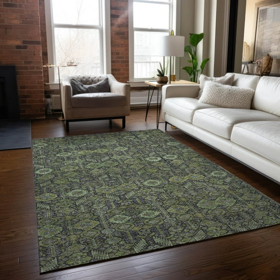 Chantille ACN574 Green 5 x 76" Rug