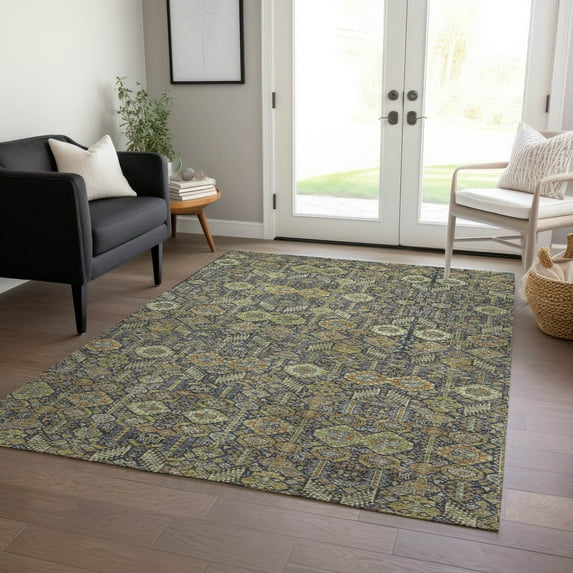 Addison Rugs Chantille Indoor/Outdoor Transitional Bohemian Paprika Washable Rectangle Rug, 8' x 10'