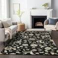 thumbnail image 1 of Addison Rugs Chantille Indoor/Outdoor Transitional Geometric, Abstract Black Washable Rectangle Rug, 5' x 7'6", 1 of 6