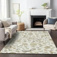 thumbnail image 1 of Addison Rugs Chantille Indoor/Outdoor Transitional Geometric, Abstract Ivory Washable Rectangle Rug, 3' x 5', 1 of 6