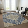 thumbnail image 1 of Addison Rugs Chantille Indoor/Outdoor Traditional Global Navy Washable Rectangle Rug, 8' x 10', 1 of 6