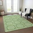 thumbnail image 1 of Addison Rugs Chantille Indoor/Outdoor Transitional Geometric Green Washable Rectangle Rug, 5' x 7'6", 1 of 6