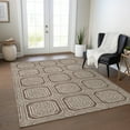 thumbnail image 1 of Addison Rugs Chantille Indoor/Outdoor Transitional Geometric Brown Washable Rectangle Rug, 5' x 7'6", 1 of 6