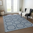thumbnail image 1 of Addison Rugs Chantille Indoor/Outdoor Transitional Geometric Navy Washable Rectangle Rug, 10' x 14', 1 of 6