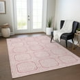 thumbnail image 1 of Addison Rugs Chantille Indoor/Outdoor Transitional Geometric Pink Washable Rectangle Rug, 10' x 14', 1 of 6