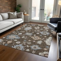 Addison Rugs Chantille Indoor/Outdoor Transitional Global Chocolate Washable Rectangle Rug, 10' x 14'