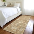 thumbnail image 1 of Addison Rugs Chantille Indoor/Outdoor Traditional Damask Khaki Washable Runner Rug, 2'3" x 7'6", 1 of 6
