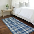 thumbnail image 1 of Addison Rugs Chantille Indoor/Outdoor Transitional Plaid Navy Washable Runner Rug, 2'3" x 7'6", 1 of 6