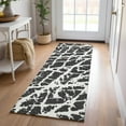 thumbnail image 1 of Addison Rugs Chantille Indoor/Outdoor Transitional Organic Black Washable Runner Rug, 2'3" x 7'6", 1 of 6