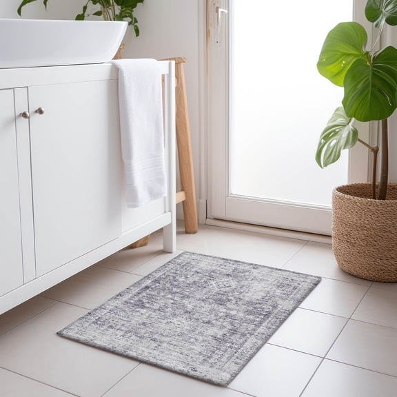 Addison Rugs Chantille Indoor/Outdoor Traditional Global Plum Washable Rectangle Rug, 1'8" x 2'6"