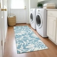 thumbnail image 1 of Addison Rugs Chantille Indoor/Outdoor Transitional Floral Denim Washable Runner Rug, 2'3" x 7'6", 1 of 6