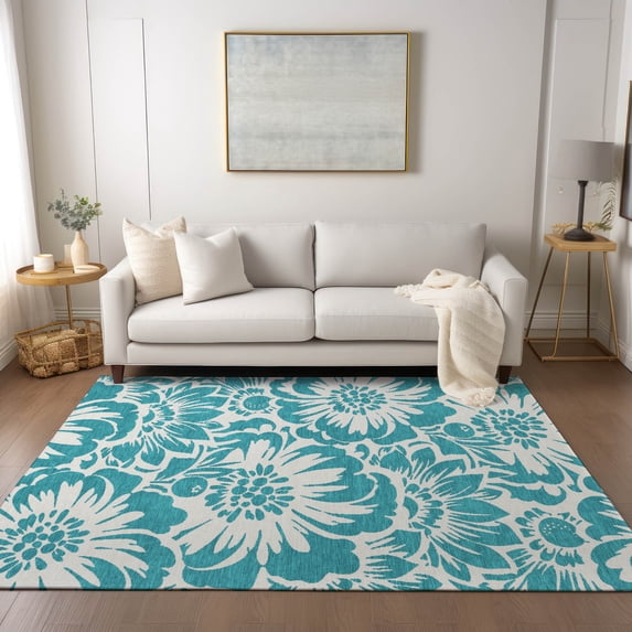Chantille ACN551 Teal 9 x 12 Rug