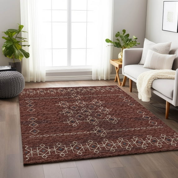 Addison Rugs Mayfield Washable Transitional Tribal, Boho Canyon Rectangle Rug, 8' x 10'