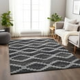 thumbnail image 1 of Addison Rugs Mayfield Washable Transitional Tribal, Diamond Gray Rectangle Rug, 3' x 5', 1 of 6