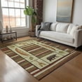 thumbnail image 1 of Addison Rugs Mayfield Washable Lodge Stripes/cabin Multi Rectangle Rug, 10' x 14', 1 of 6