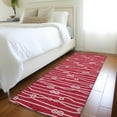 thumbnail image 1 of Addison Rugs Mayfield Washable Coastal Rope Red Runner Rug, 2'3" x 7'6", 1 of 5