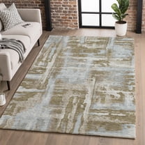 Addison Rugs Mayfield AMF2015 Brown 8' x 10' Indoor Premium Machine Washable Rug, Silky Soft, Easy Clean, Non Shedding, Bedroom, Living Room, Dining Room, Kitchen Rug