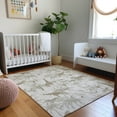 thumbnail image 1 of Addison Rugs Mayfield Washable Tropical Palms & Safari Animals Fog Rectangle Rug, 10' x 14', 1 of 6