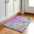 thumbnail image 1 of Addison Rugs Mayfield Washable Contemporary Watercolors Purple Rectangle Rug, 1'8" x 2'6", 1 of 5