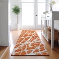 thumbnail image 1 of Addison Rugs Mayfield Washable Transitional Organic Orange Runner Rug, 2'3" x 7'6", 1 of 5