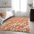thumbnail image 1 of Addison Rugs Mayfield Washable Transitional Organic Orange Rectangle Rug, 2'6" x 3'10", 1 of 6