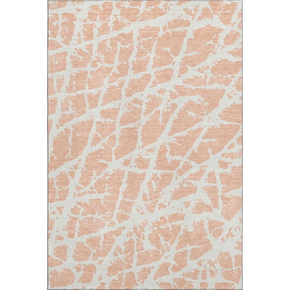 Addison Rugs Premium Machine Washable Mayfield  Peach 8' x 10' Rug