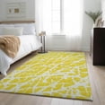 thumbnail image 1 of Addison Rugs Mayfield Washable Transitional Organic Yellow Rectangle Rug, 2'6" x 3'10", 1 of 6