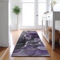 thumbnail image 1 of Addison Rugs Mayfield Washable Contemporary Watercolors Purple Runner Rug, 2'3" x 7'6", 1 of 5