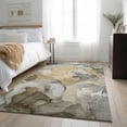 thumbnail image 1 of Addison Rugs Mayfield Washable Transitional Watercolors Brown Rectangle Rug, 9' x 12', 1 of 6