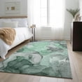 thumbnail image 1 of Addison Rugs Mayfield Washable Transitional Watercolors Green Rectangle Rug, 8' x 10', 1 of 6