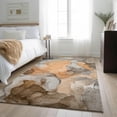 thumbnail image 1 of Addison Rugs Mayfield Washable Transitional Watercolors Orange Rectangle Rug, 2'6" x 3'10", 1 of 6