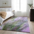 thumbnail image 1 of Addison Rugs Mayfield Washable Contemporary Watercolors Purple Rectangle Rug, 5' x 7'6", 1 of 6