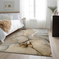 Addison Rugs Mayfield Washable Transitional Watercolors Beige Rectangle Rug, 10' x 14'
