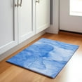 thumbnail image 1 of Addison Rugs Mayfield Washable Transitional Watercolors Blue Rectangle Rug, 1'8" x 2'6", 1 of 5