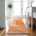 thumbnail image 1 of Addison Rugs Mayfield Washable Transitional Watercolors Orange Runner Rug, 2'3" x 7'6", 1 of 5