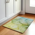 thumbnail image 1 of Addison Rugs Mayfield Washable Transitional Watercolors Green Rectangle Rug, 1'8" x 2'6", 1 of 5