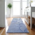 thumbnail image 1 of Addison Rugs Mayfield Washable Transitional Watercolors Blue Runner Rug, 2'3" x 7'6", 1 of 5