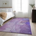thumbnail image 1 of Addison Rugs Mayfield Washable Transitional Watercolors Purple Rectangle Rug, 2'6" x 3'10", 1 of 6