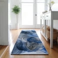 thumbnail image 1 of Addison Rugs Mayfield Washable Transitional Organic Navy Runner Rug, 2'3" x 7'6", 1 of 5