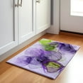 thumbnail image 1 of Addison Rugs Mayfield Washable Transitional Organic Purple Rectangle Rug, 1'8" x 2'6", 1 of 5