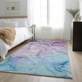 thumbnail image 1 of Addison Rugs Mayfield Washable Transitional Watercolors Purple Rectangle Rug, 3' x 5', 1 of 6