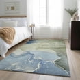thumbnail image 1 of Addison Rugs Mayfield Washable Transitional Watercolors Blue Rectangle Rug, 3' x 5', 1 of 6