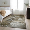 thumbnail image 1 of Addison Rugs Mayfield Washable Transitional Watercolors Brown Rectangle Rug, 3' x 5', 1 of 6