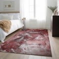thumbnail image 1 of Addison Rugs Mayfield Washable Transitional Watercolors Merlot Rectangle Rug, 9' x 12', 1 of 6