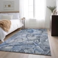 thumbnail image 1 of Addison Rugs Mayfield Washable Transitional Watercolors Blue Rectangle Rug, 8' x 10', 1 of 6