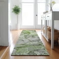thumbnail image 1 of Addison Rugs Mayfield Washable Transitional Watercolors Green Runner Rug, 2'3" x 7'6", 1 of 5