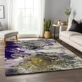 thumbnail image 1 of Addison Rugs Mayfield Washable Contemporary Abstract Amethyst Rectangle Rug, 8' x 10', 1 of 5