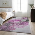 thumbnail image 1 of Addison Rugs Mayfield Washable Transitional Watercolors Pink Rectangle Rug, 5' x 7'6", 1 of 6